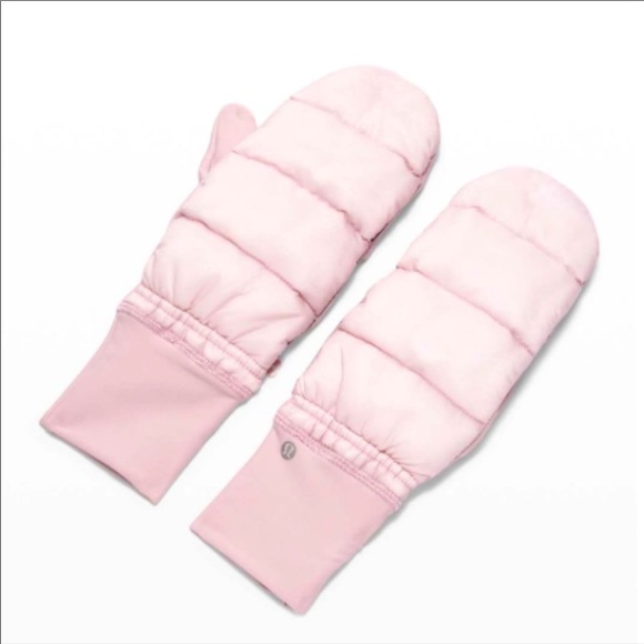 lululemon athletica Accessories - Lululemon Pink Pinnacle Warmth Mittens NWT Winter